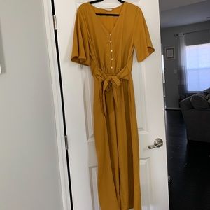 ROOLEE yellow jumpsuit romper